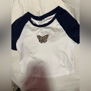 butterfly crop top